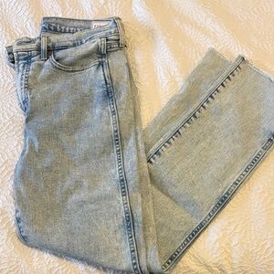 GAP Vintage Slim High Rise Jeans in Light Blue